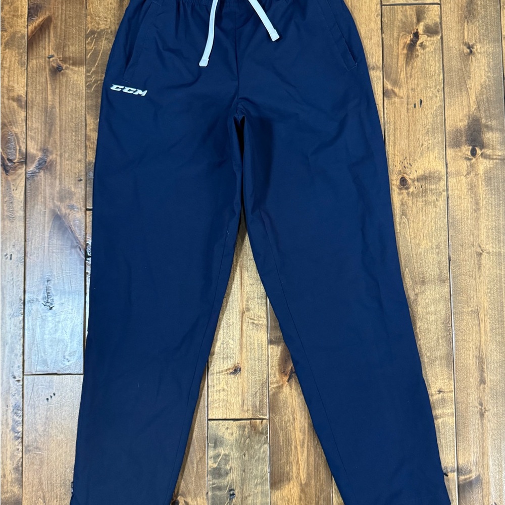 CCM Navy Athletic Hockey Sweat Pants
